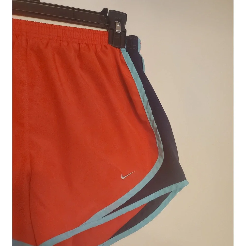 Nike Dri-Dit Tempo Lined Athletic‎ Shorts Women's Size Small Red Blue